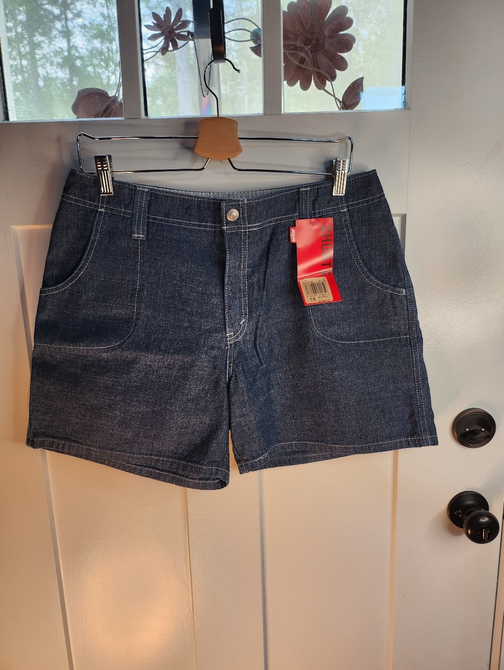 Levi's Dark Blue Denim Jean Shorts
